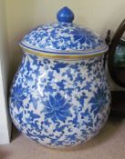 A modern Chinese Celadon porcelain vase together with other oriental vases and covers,