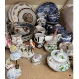 A Copeland Spode part tea set together with a Royal Albert part tea set,