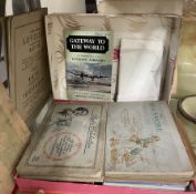 Assorted cigarette cards albums and other ephemera