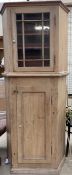 A pine side cabinet,