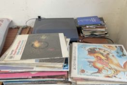 Assorted records, including Leo Sayer, Kate Bush, Carly Simon, Culture Club, Supertramp,