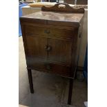 A 19th century mahogany Gentleman's washstand,