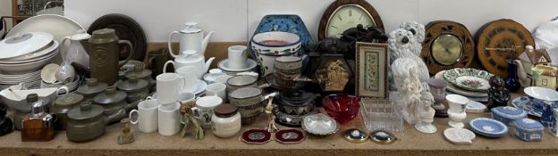 A large lot including Royal Doulton Frost Pine, together with other coffee and tea sets,