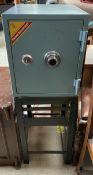 A combination and key operated safe,