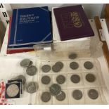 Great Britain coin collections together with coin sets,