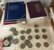 Great Britain coin collections together with coin sets,