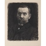 MAX ŠVABINSKÝ 1873 - 1962: PORTRAIT OF PROFESSOR DRTINA 1906 Ink, paper 41 x 32,5 cm Signed: On