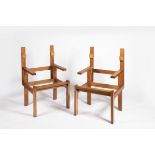 MARCEL BREUER 1902 - 1981: "LATH CHAIR" 1922-1924 Germany Weimar oak 93 x 55,5 x 57,5 cm The model