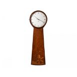 WALL CLOCK Před 1905 Austria Wien mahogany, birch, walnut, brass 135 x 45 x 16 cm