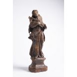 IGNÁC FRANTIŠEK PLATZER 1717 - 1787: SAINT JOHN OF NEPOMUK Ca. 1750 Linden wood 37,5 cm Sketch of