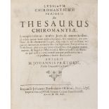 M.J. PRAETORIUS: LUDICRUM CHIROMANTICUM SEU THESAURUS CHIROMANTIAE 1661 Period parchment binding