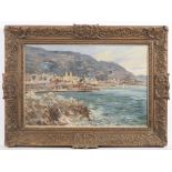 JAN ŠAFAŘÍK 1886 - 1914: A VIEW OF MONTE CARLO Ca. 1910 Oil on canvas 35 x 53 cm Signed: Lower