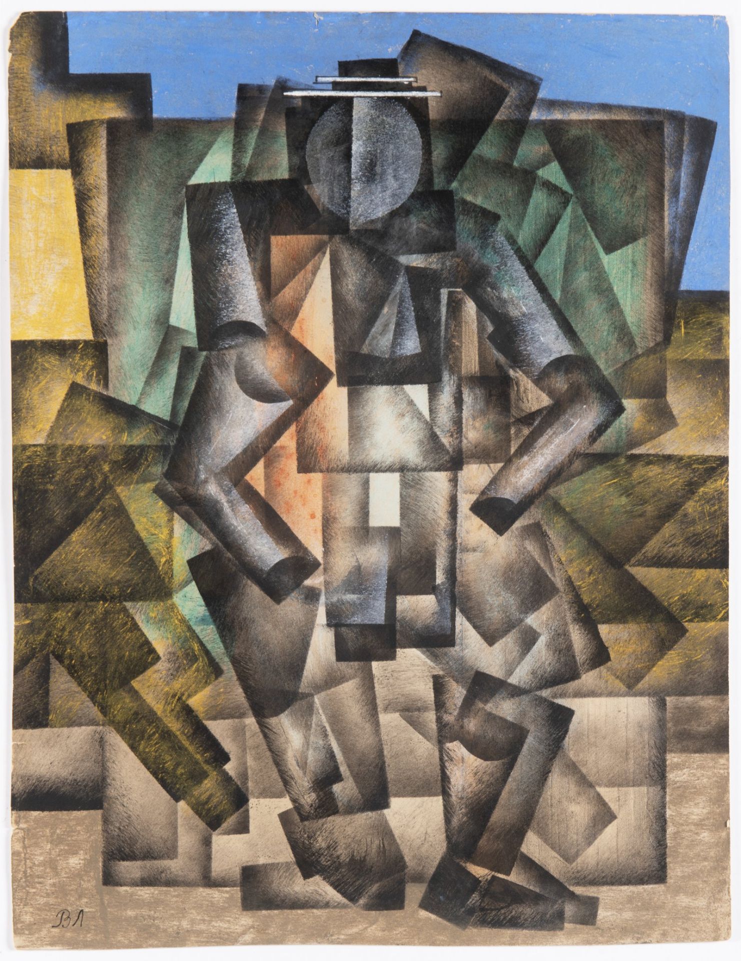 VLADIMÍR LEBEDĚV 1891 - 1967: DANCER IN THE HAT Ca. 1920 - 1925 Tempera on paper 35,5 x 27 cm