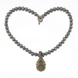 Stephen Dweck Pearl Necklace with Pendant