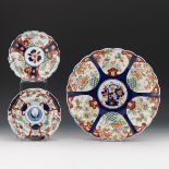 Three Japanese Imari Plates