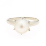 Ladies' Gold and Pearl Ring