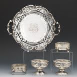 Five Sterling Silver Table Articles