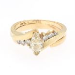 Ladies' Marquis Cut Diamond Ring