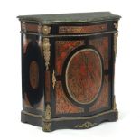 Napoleon III Style Boulle Commode with Verdigris Marble Top