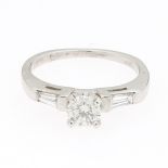 Ladies' Platinum 0.55 Ct Diamond Ring