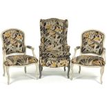 Three Upholstered Chairs