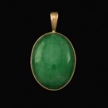 Carved Jadeite Pendant