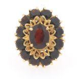 Ladies' Gold and Garnet Ring