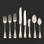 Old Newbury Crafters Hand Hammered Flatware, "Durham" Pattern