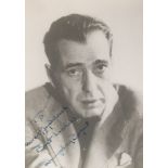 Autographed Photograph of Humphrey Bogart (American, 1899 - 1957)