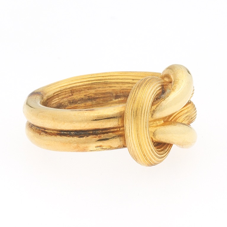 18k Gold "Eternity Love Knot" Ring - Image 5 of 7