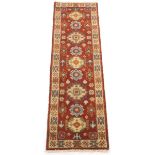 Fine Hand Knotted Kazak Runner