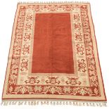 Fine Hand Knotted Oushak Village Carpet