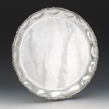 Juvento Lopez Reyes Mexican Sterling Silver Round Tray