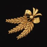 Vintage Tiffany & Co. Italian Gold Floriform Pin/Brooch