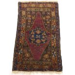 Very Fine Antique Hand Knotted Caucasian Village Carpet, ca. 1910's