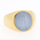 Ladies' Gold and Blue Star Sapphire Ring