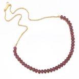 Ladies' Gold and Ruby Necklace