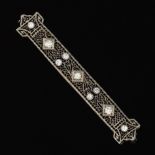 Ladies' Victorian Gold and Diamond Filigree Pin/Brooch