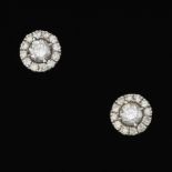 Pair of Diamond Stud Earrings