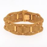 Ladies' Vintage Wide Woven Bracelet