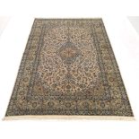 Very Fine Semi-Antique Hand Knotted Kashan Carpet, ca. 1970's