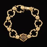 Harley Davidson Gold Bracelet