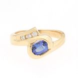 Ladies' Tanzanite and Diamond Ring