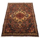 Fine Vintage Hand Knotted Bakhtiari Carpet