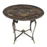 Japanned Lacquer Tray Table by Maitland Smith