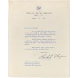 Signed Letters by Richard Nixon (American, 1913 - 1994)