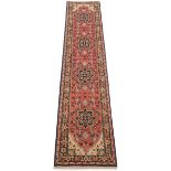 Fine Hand Knotted Heriz Serapi Runner