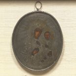 Russian Icon of Madonna and Child