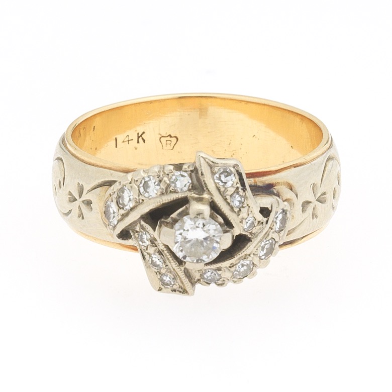 Ladies' Gold and Diamond Ring