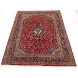Very Fine Vintage Hand Knotted Kashan Carpet